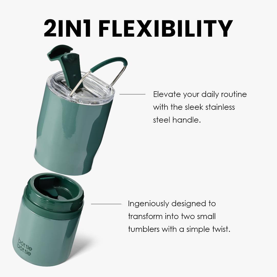 2in1 tumbler green 2