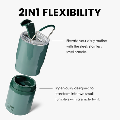 2in1 tumbler green 2