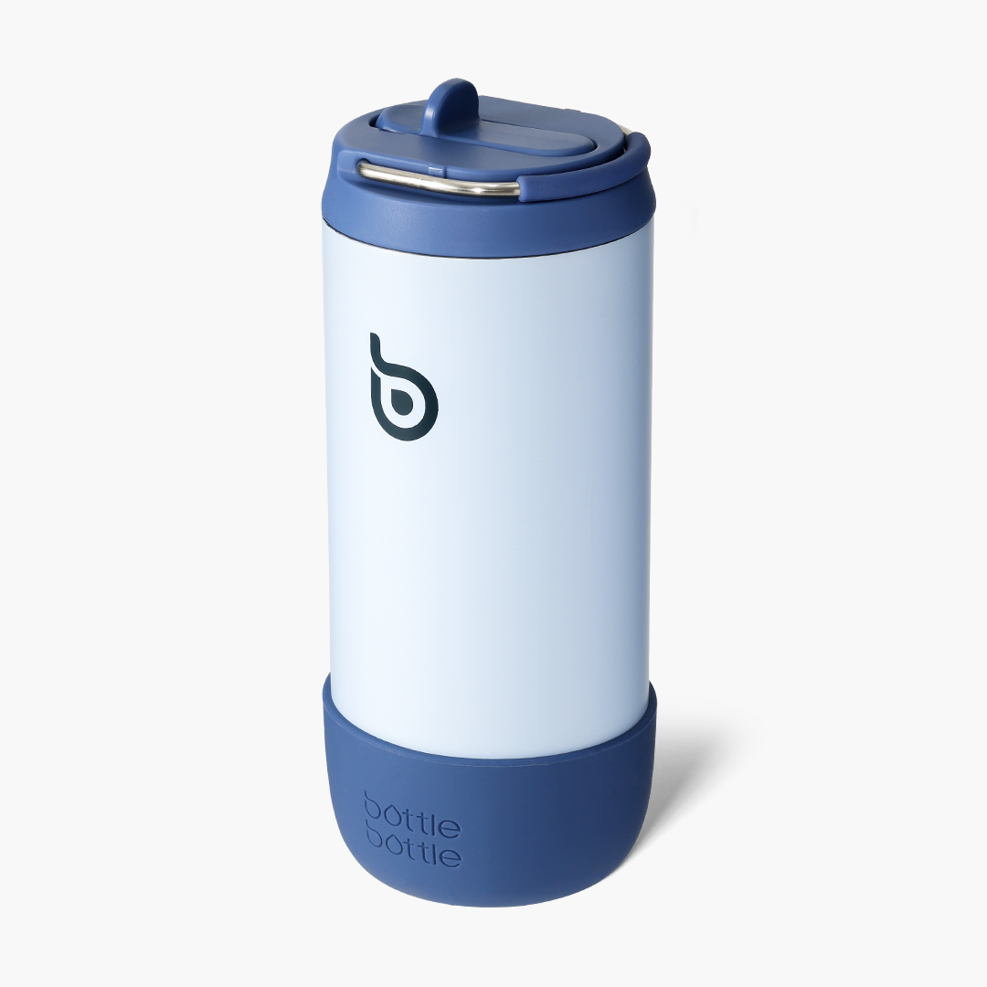 Straw Lid Bottle 12oz, Ocean-blue / 12oz