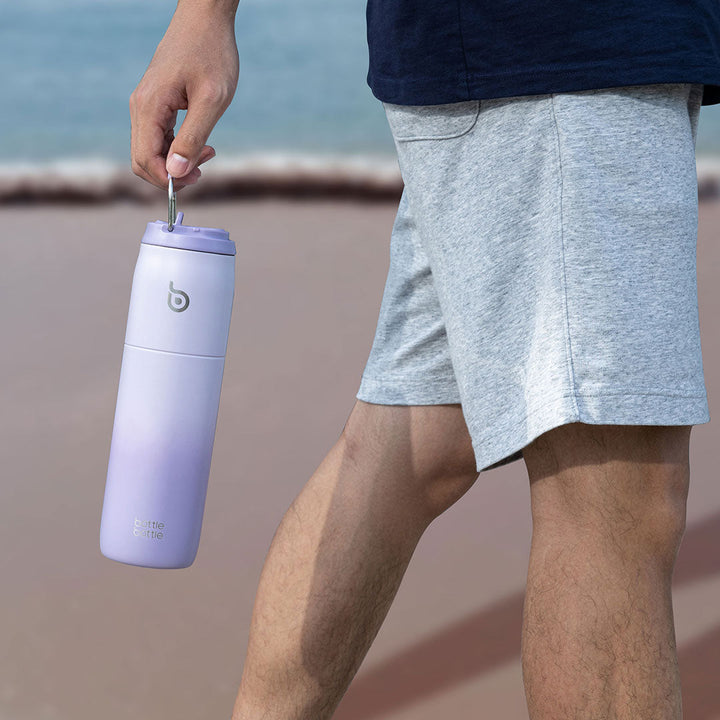 32oz Insulated Water Bottle | purple gradient 4