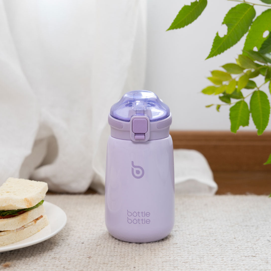 12oz insulated belly water bottle purple 4